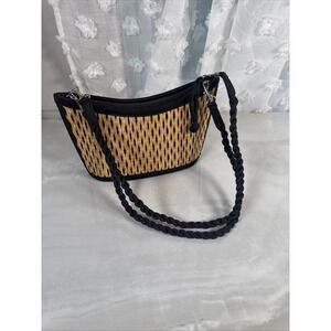 Baskets of Cambodia Structured Woven Handbag‎ Purse Convertible to Clutch